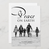 Simplement de belles cartes photos de Noël (Devant / Derrière)