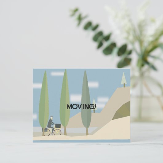 SIMPLEMENT DÉPLACER LA CARTE POSTALE (Debout devant)