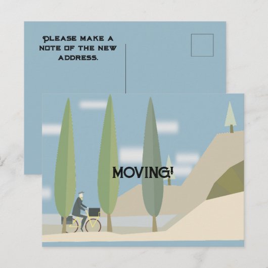 SIMPLEMENT DÉPLACER LA CARTE POSTALE (Devant / Derrière)