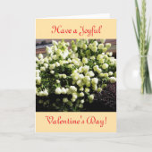 Simplement floral, Joyeuse carte de Saint Valentin (Devant)