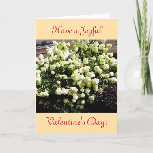 Simplement floral, Joyeuse carte de Saint Valentin (Devant)