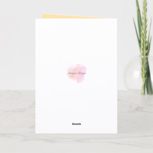 Simplement floral, Joyeuse carte de Saint Valentin (Dos)