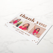 Simplement Happy Flat FOIL Grad Carte de remerciem (Rotation)