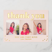 Simplement Happy Flat FOIL Grad Carte de remerciem (Recto)