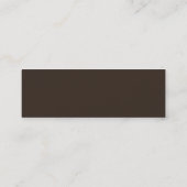 Simplement invitation de mariage de chocolat (Dos)