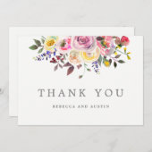 Simplement Joli Mariage Merci Cartes (Devant / Derrière)