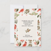 Simplement Joyeux Carte photo de Noël (Dos)