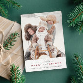 Simplement Joyeux Carte photo de vacances | Cranbe