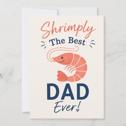 Simplement le meilleur papa qui soit ! Carte plate (Devant)