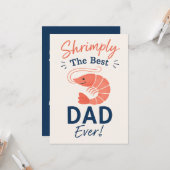 Simplement le meilleur papa qui soit ! Carte plate (Devant/Arrière en situation)