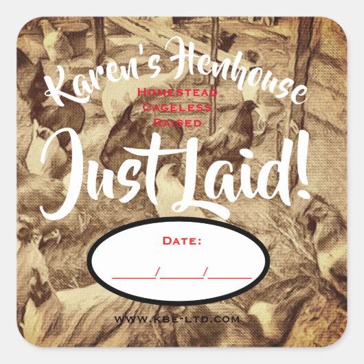 SIMPLEMENT MIS ÉTIQUETTE OEUF (Devant)