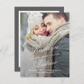 Simplement Nous Enregistrer La Carte Postale Date (Devant / Derrière)