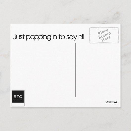 Simplement Papper Dans La Carte Postale (Dos)