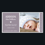 SIMPLEMENT PUR | BÉBÉ FILLE FAIRE-PART DE NAISSANC<br><div class="desc">photos avec l'aimable autorisation de Ross Alexander Photography | www.rossalexanderphotography.com</div>