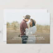 Simplement Splendide Faire-part de mariage Photo M (Devant)