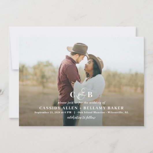 Simplement Splendide Faire-part de mariage Photo M (Devant)