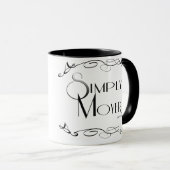 Simplement tasse de logo de Moyer (Devant droit)