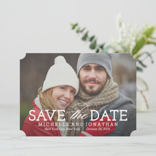 Simplement Timeless Photo Enregistrer La Carte Dat (Debout devant)