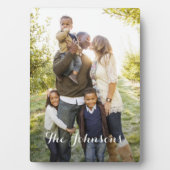 Simplement votre Plaque Photo Personnalisée avec E (Devant)