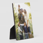 Simplement votre Plaque Photo Personnalisée avec E (Côté)