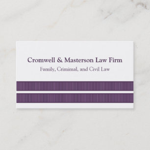 Simples Cartes de visite, Violet