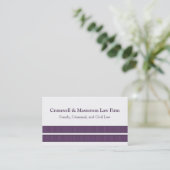 Simples Cartes de visite, Violet (Debout devant)
