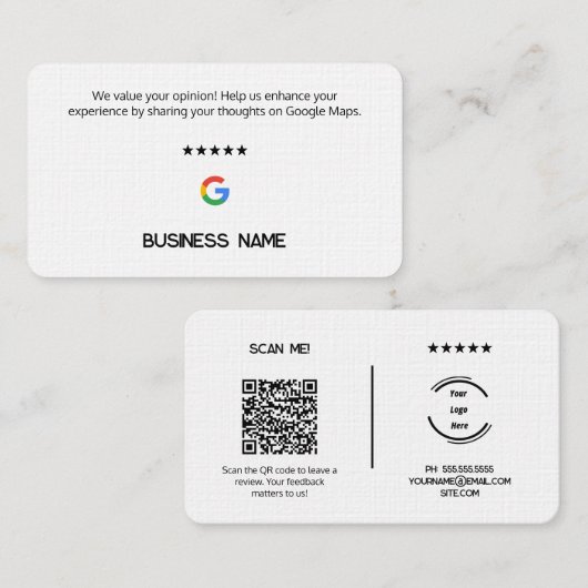 🥇 🥇 🥇 simples cartes Google (Devant / Derrière)