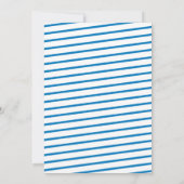 Simples Confetti blanc invitations à 96e anniversa (Dos)