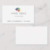 Simples e sofisticado visitekaartje (Voorkant / Achterkant)