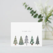Simples hiver Nordic Christmas Trees Merci (Debout devant)