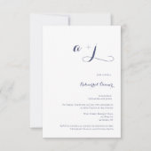 Simples invitations à un dîner de répétition de mo (Devant)