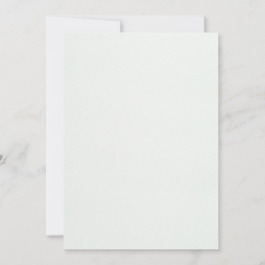 Simples invitations au mariage vert à la chaux (Dos)