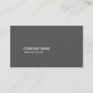 Simples Modern Elegant Company Grey Visitekaartje