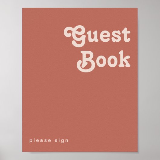 Simples vibrations rétro | Signe du livre d'or Old (Devant)