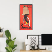 Simplexfiets Adverteren Poster (Thuiskantoor)