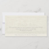 Simplicité 1 carte photo de Merci de sympathie (Devant)