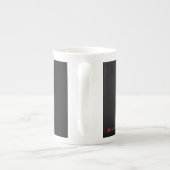 Simplicité Abstraite os Chine Mug (Dos)
