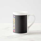 Simplicité Abstraite os Chine Mug (Droite)