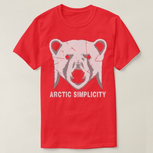 simplicité arctique TShirt (Design devant)