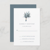 Simplicité de l'eucalyptus | Réponse mariage (Devant / Derrière)