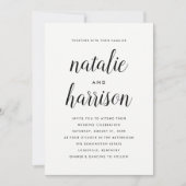 Simplicité | FAIRE-PART DE MARIAGE (Devant)