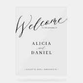 Simplicité moderne typographie mariage signe d'acc (Recto)