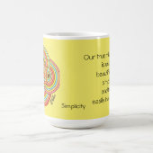 Simplicité Notre vraie Mission Café Mug (Centre)