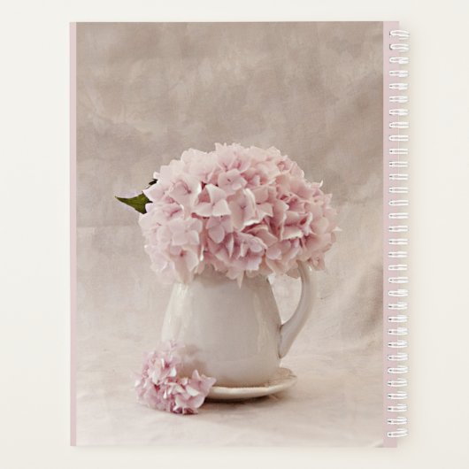 Simplicité Pink Hydrangeas dans un Pitcher (Dos)