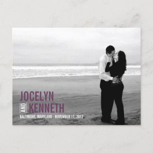 Simplicité Pure Sauvegardez La Carte Postale Date 