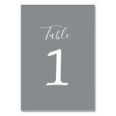 Simplicité réelle 1 Mariage Numéro de table (Dos)