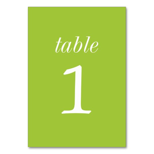 Simplicité réelle 2 Numéro de table de mariage de  (Par défaut)