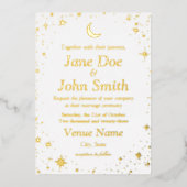 simplified celestial invitation black tie (Recto)