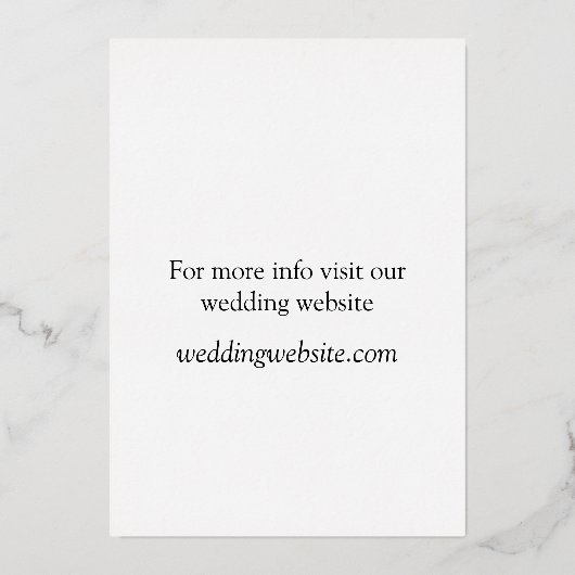 simplified celestial invitation black tie (Verso)