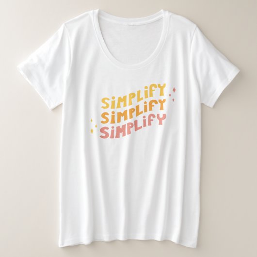 Simplifiez simplifient simplifient de base plus la (Design devant)